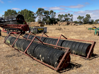 Homemade 22ft Roller Gangs