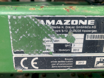 2012 Amazone Catros 4001 Disc with PJ Green Seeder