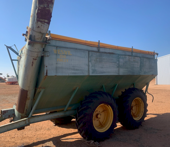 Under Auction - (A247) Weswil Eng 14 tonne Chaser Bin 