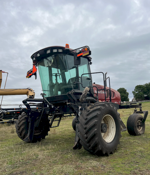 2012 MacDon 155 Windrower with 30ft Front and 35ft Trailer