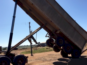 1988 Kenworth K100E Prime Mover with a 1982 Allan Aluminium Tipper