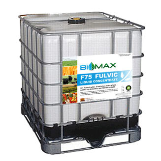 BioMAX F75 liquid Fulvic Concentrate -  Winter Foliar Saving $300 off 1000L Shuttle