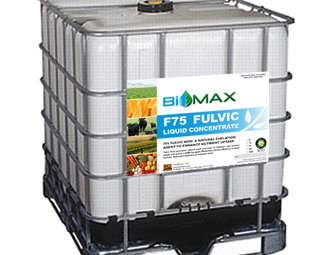 BioMAX F75 liquid Fulvic Concentrate -  Winter Foliar Saving $300 off 1000L Shuttle