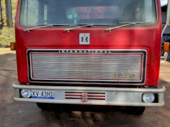 1977 International Acco 3070B Truck with Tipping Trailer