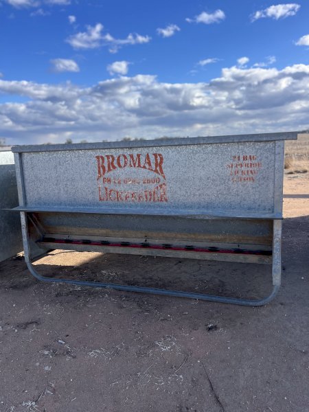 Bromar sheep feeders