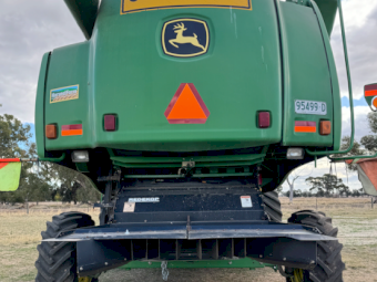 John Deere 9750 Header with Redekop Chopper & Fronts