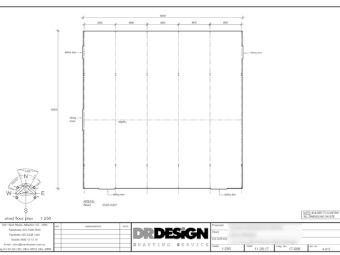 45m x 45m Shed