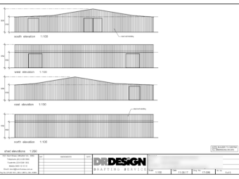 45m x 45m Shed