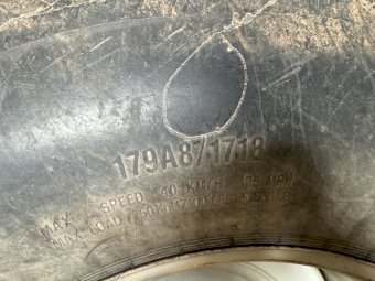 Case Patriot Flotation Tyres 710/70r38 tyres and custom rims set