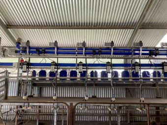 2016 De Laval 24 Place Goat Dairy Machinery & Stand Complete Setup
