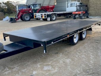 16ft Tandem  Hay Trailer with Ramps