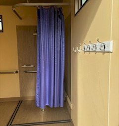 ## Price Reduction ## Ausco Portable Shower Toilet Building