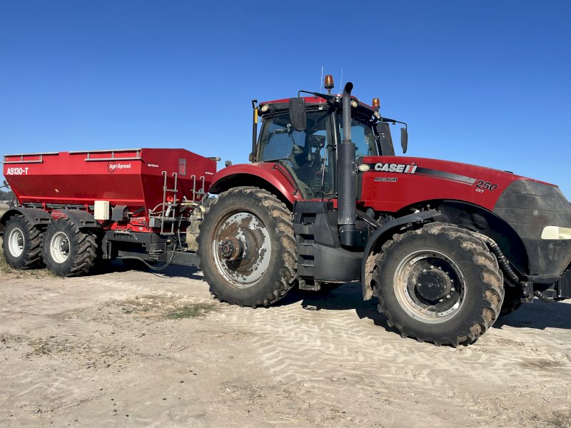 2016 Case CVT 250 Tractor with 2017 Agri-Spread AS130-T Spreader
