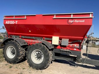 2016 Case CVT 250 Tractor with 2017 Agri-Spread AS130-T Spreader