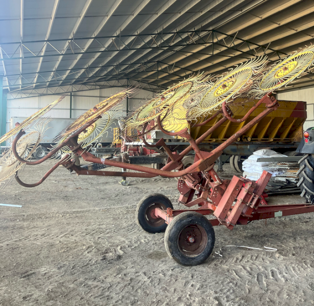 Agris 10 Wheel Hay Rake