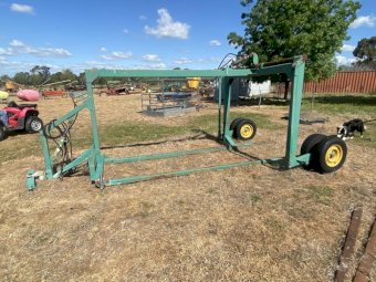Homemade Round Bale Carrier