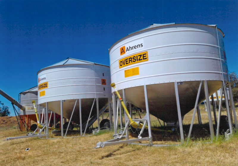 2 x New Ahrens 31 tonne 1512 PTO Field Bins