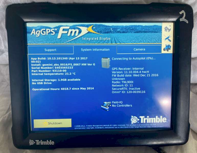 Trimble FMX 1000 Series 2 Auto Steer Unit