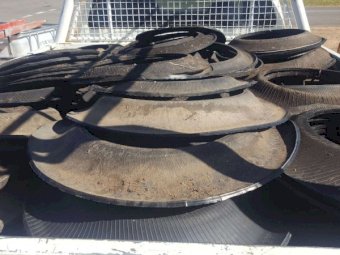 Heavy Silage Covers Tyre Sidewalls