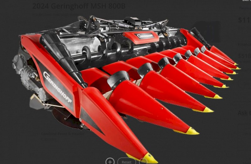 2024 Geringhoff MSH 800B. Corn Front