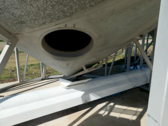 3 x Jaeschke 55 tonne Fertiliser Silos