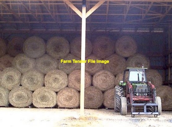 60 Rye and Clover Round Bales