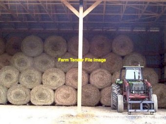 60 Rye and Clover Round Bales