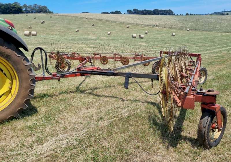 Tonutti 10 Wheel V Rake
