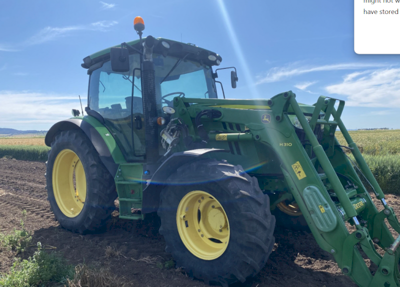 2012 John Deere 6105R Tractor