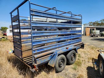 Custom Made 10ft x 6ft Stock Trailer