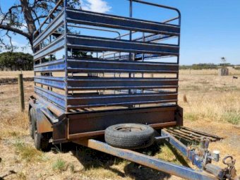 Custom Made 10ft x 6ft Stock Trailer