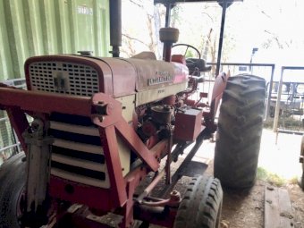 McCormick International A-554 Tractor with Push Blade