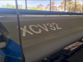 2021 Shelbourne Stripper Front XCV32 & Mercon Engineering Trailer