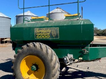 Simplicity 6000 Litre Airseeder Cart