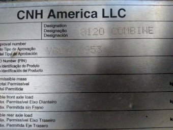 2011 Case IH 8120 Header Only