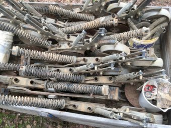 Complete Undercarriage for Duncan Enviro Drill Triple Disc