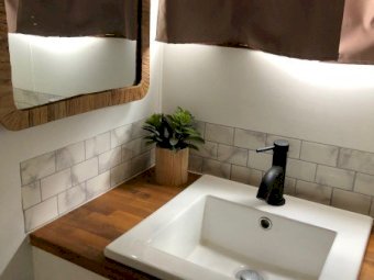 Renovated caravan