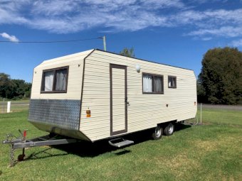 Renovated caravan