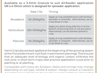 Vermi Granule - Granulated worm castings - 3-5mm granule