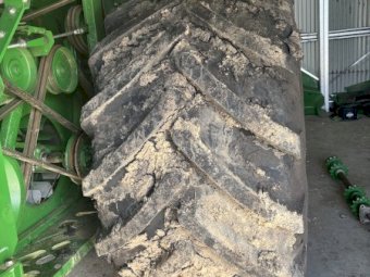 2 x 900-60R32 Rims and Tyres to suit S Series John Deere Header