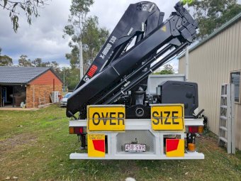 2013 Isuzu FXZ with New Hiab Crane Truck