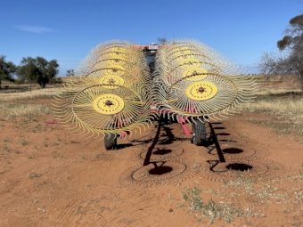 Smart Vee Hay Rake