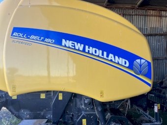 2014 New Holland Roll-Belt 180 Super feed Baler