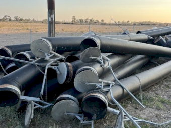 Flood Irrigation Gravity Pipes x 12