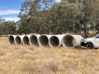 5 X Concrete Culvert Pipes