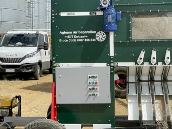 50 tonne Grain Cleaner with Precision Feed