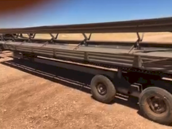 AGCO 400 Series 30 ft Front With Bat Reel And Trailer