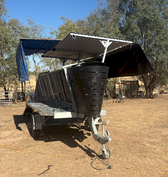 Perkinz 2 stand Mobile Crutching Trailer