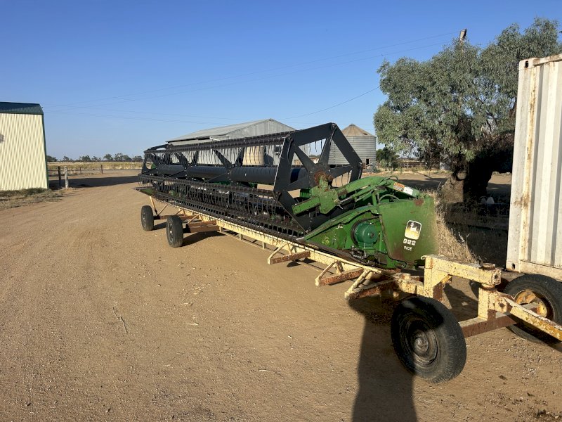 John Deere 922 Rice Front