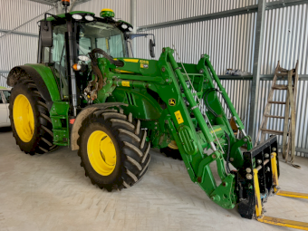 2023 John Deere 6125M Tractor with 623R Loader (Price Reduced)